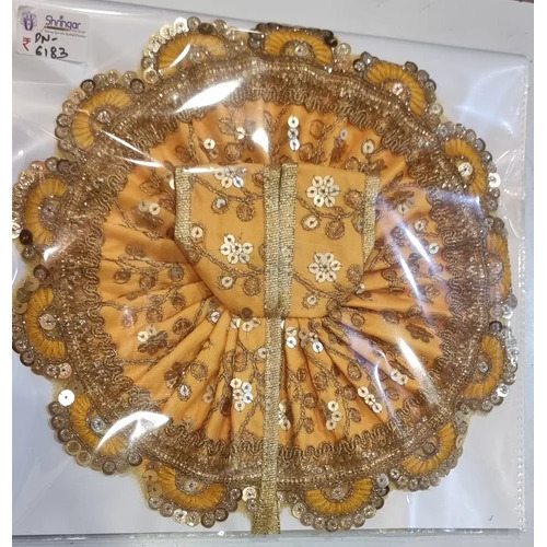 Golden Laddu Gopal Dress