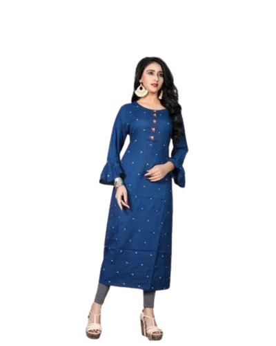 Handloom Rayon Printed Kurti