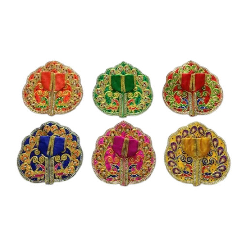 Laddu Gopal Silk Dress - 3 Inch Multicolor Silk Handmade | Easy to Clean Lightweight Elegant Look