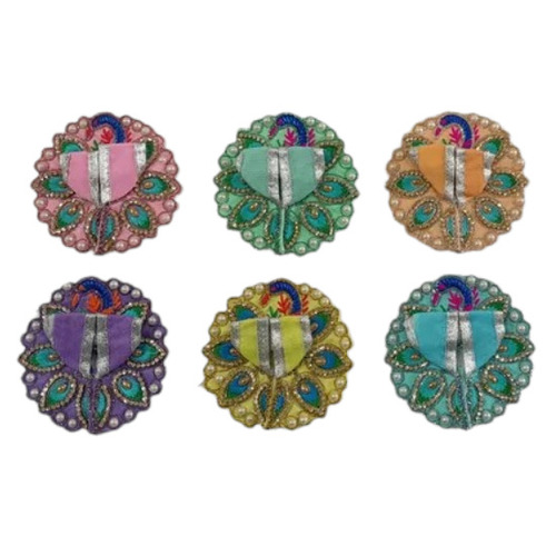 Laddu Gopal Silk Poshak - 2.5 Inch, Multicolor | Handmade, Easy to Clean, Lightweight, Elegant Religious Wear