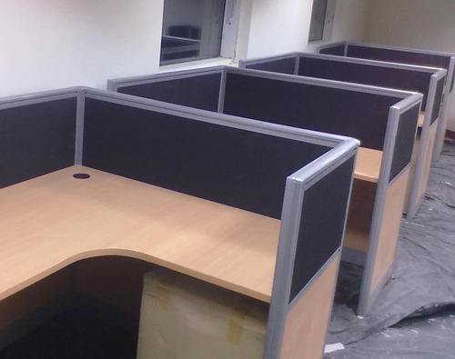 Modular Office Cubicle Workstations - Artwork: Handmade