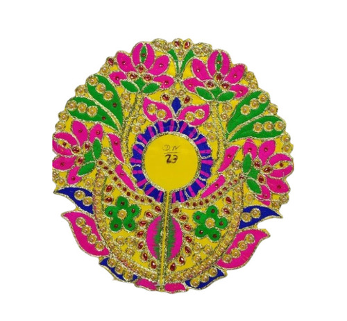 Multicolor Laddu Gopal Dress - Silk, 5 Inch, 35g | Lightweight, Easy to Clean, Elegant Religious Style