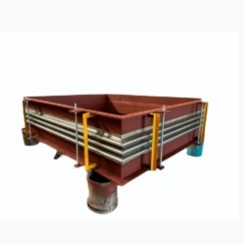 Rectangular Metallic Expansion Joint - Metal, Rust Free, Corrosion Resistant | Red and Black, Polished Surface