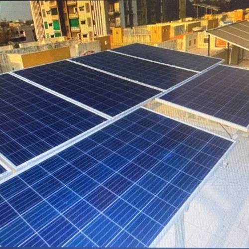 Solar Roof Top System - Monocrystalline or Polycrystalline Silicon Panels Blue 3 kW-10 kW | Low Maintenance Eco Friendly Rust Proof Energy Saving