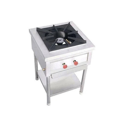 Stainless Steel Single Burner Cooking Range