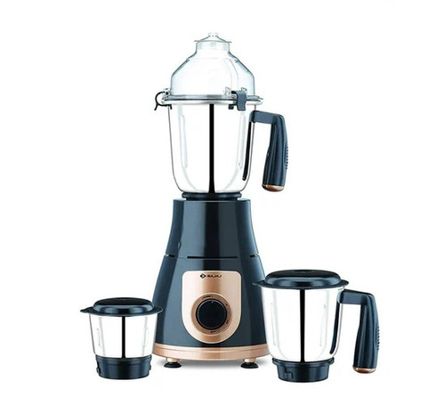 Bajaj GX 3701 750 Watts Mixer Grinder - Metal & Plastic, 1.5 Litre, Black-Golden | 3 Jars, 3 Speed Control, 18000 RPM