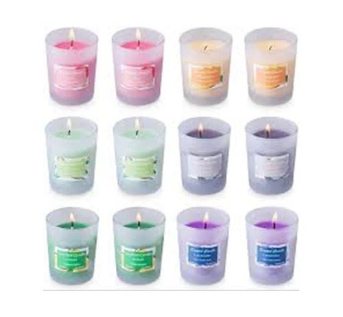 Bergamot Aromatherapy Jar Candle - Beeswax, 200g, Multicolor | Scented, Easy to Use, Round Shape for Home Decor