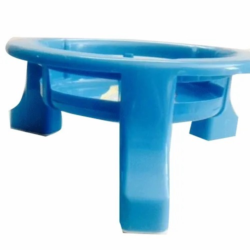 Blue Pot Stand - Plastic, 9 Inch Diameter, 3 Legs, 85 Kg Load Capacity | Multicolor, Customize Size