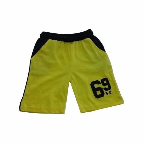 Boys Sport Shorts - Cotton, Various Sizes, Yellow and Black | Elegant Design, Quick Dry, Comfortable Fit
