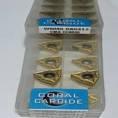 Carbide Tdxu Insert - Carbide, Customize Size, Multicolor | CNC Machine, PVD Coating, Industrial Use
