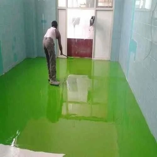 Epoxy Flooring - Green, Compressive Strength 60-90 N/mmÂ² | Seamless Finish, Chemical & Abrasion Resistant, Moisture Resistant