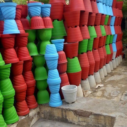 Garden Cement Flower Pot - Color: All