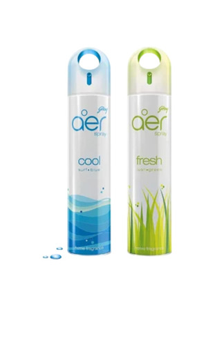 Godrej Aer Room Freshener - Fine Finished, Blue Green Spray | Durable, Fresh Scent, Daily Home Office Use