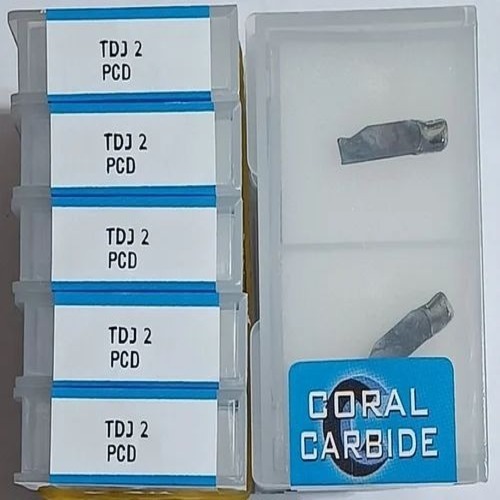 Pcd Diamond Insert - Stainless Steel, Customize Size, Silver | CVD Coating, Good Quality