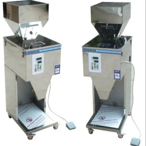 Semi Automatic Manual Weigh Filler Packing Machine