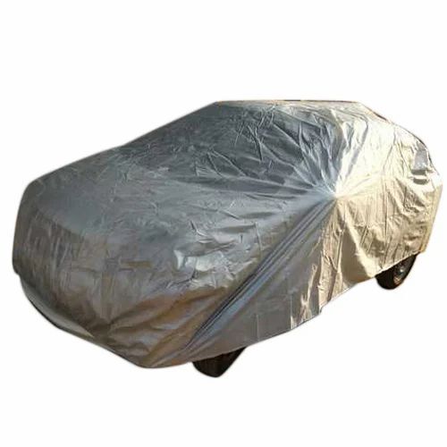 Silver Matt Finish Car Body Cover - Acrylic Fabric, 2-5 mm Thickness | Durable, Lightweight, Water and Heat Resistant