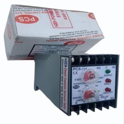Ss Voltage Monitor Relay - Steel Miniature 3 Phase 415V AC, Multicolor Undervoltage Control Panel