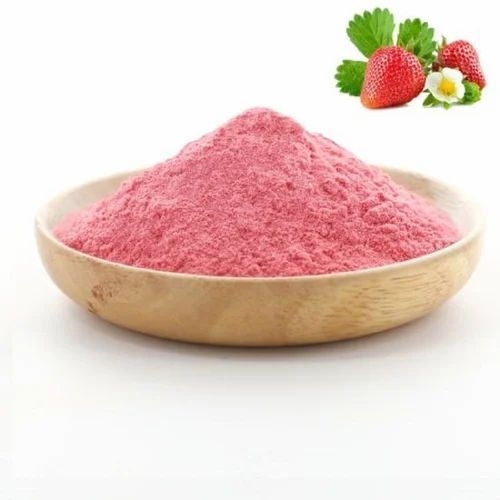 Strawberry Flavour Powder - Bright Pink, Food Grade | Fine Texture, Easy Mixing, Quick Dissolving, Refreshing Taste