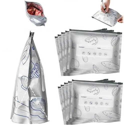Aluminum Foil Sealable Storage Bags Label And Zip Lock - Automatic Grade: Semi Automatic