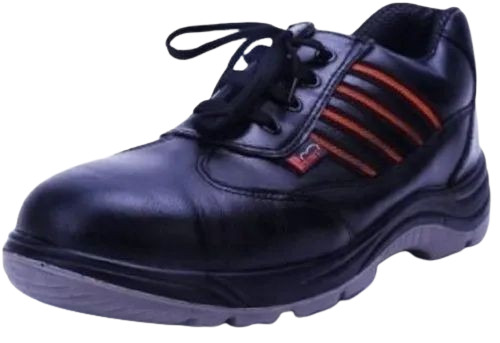 Aspire Safety Shoes - Leather, Various Sizes, Black | Water Resistant, Oil-Resistant, Chemical Resistant, Heat Resistant, Steel Toe, EVA Insole