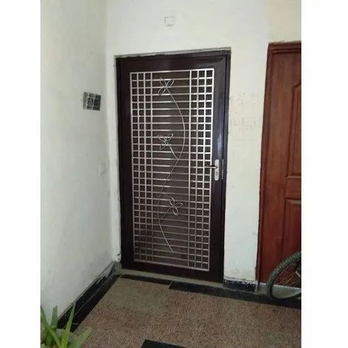 Designer Ss Entrance Gate - Stainless Steel Standard Size Silver | Eco Friendly Swing Rectangular Durable Stylish