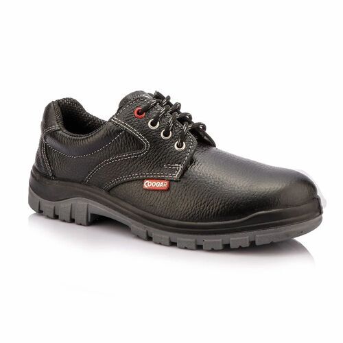 Laces Leather Safety Shoes - Leather, Black, Various Sizes | Water, Oil, Chemical, Heat Resistant, Steel Toe, EVA Insole