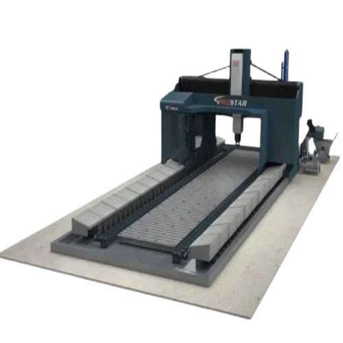 Moving Type CNC Double Column Machining Centre - Stainless Steel Alloy Grey 420V 60Hz Rapid Table XYZ | Eco Friendly High Efficiency