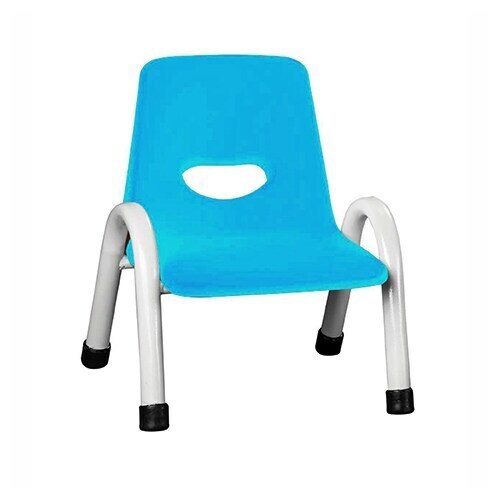 Plastic Baby Chair - Plastic, Standard Size, Blue | Eco Friendly, Durable, For Ages 2-6 Years