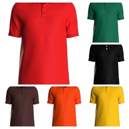 Premium Quality Plain T Shirts - Cotton, Multi Color, V-Neck, Half Sleeves | Lightweight, Soft, Breathable, Quick Dry, Comfortable Fit