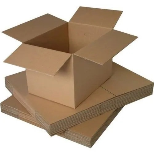 Square corrugated paper packaging box