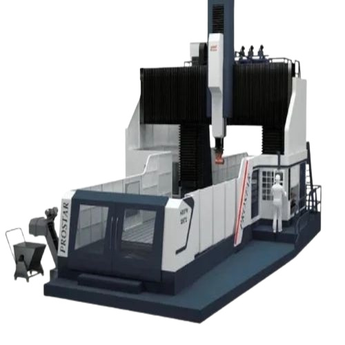 Ss Fixed Double Columns Machining Center - Stainless Steel Alloy, Grey, 65 KVA | Eco Friendly, High Efficiency