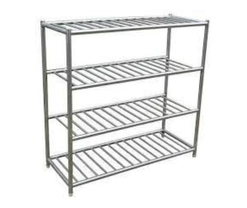 Stainless Steel Pot Rack - Rectangular, 20 kg Load Capacity | Rust Free, Corrosion Resistant