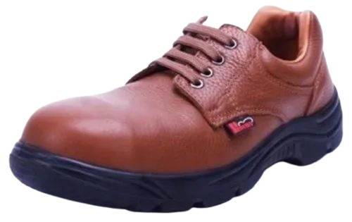 Tan Color Safety Shoes - Design: Standard