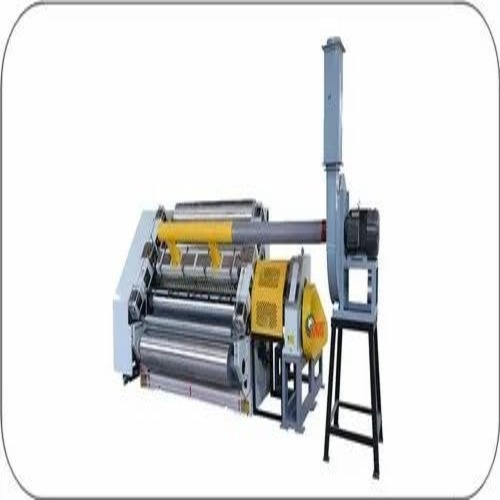 Vacuum Fingerless Corrugation Machine - Steel, Width 1400-1600mm, Silver, 80 M/Min, Semi-Automatic