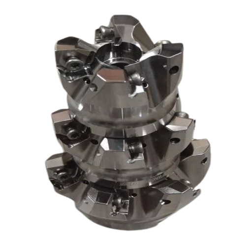 Wnmu 080608 Cutter Body - 100 mm Diameter, 3 mm Max Cutting Depth, Silver | Industrial Use, Square End