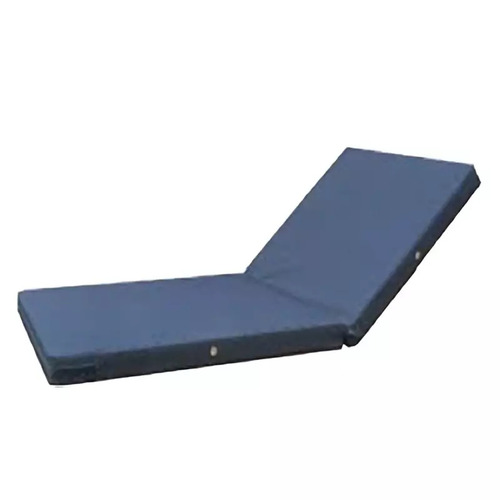 2 Section Foam Hospital Mattress - Simple Foam, Single, Blue | Anti-Bacteria, Eco Friendly, Soft Foam