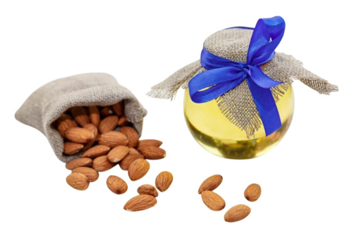 Almond Oil - Seed Cold Pressed 1 Liter Liquid | Boost Memory Male Adults Store Cool & Dry