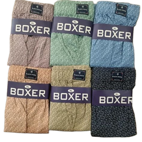 Cotton Boxers Shorts - Cotton, Multicolor, Printed | Comfortable, Elastic Waistband, Impeccable Finish