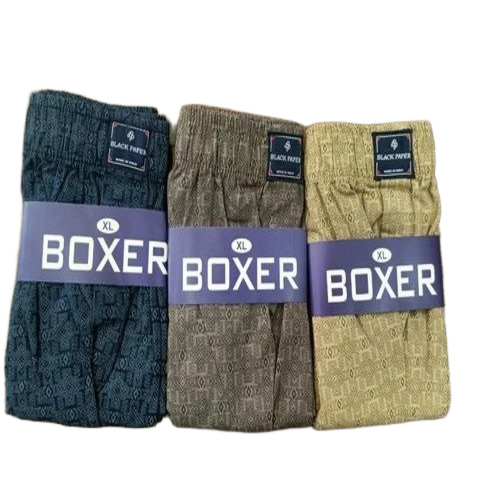 Fancy Cotton Boxer Shorts - Cotton, Multicolor, Printed | Comfortable, Elastic Waistband