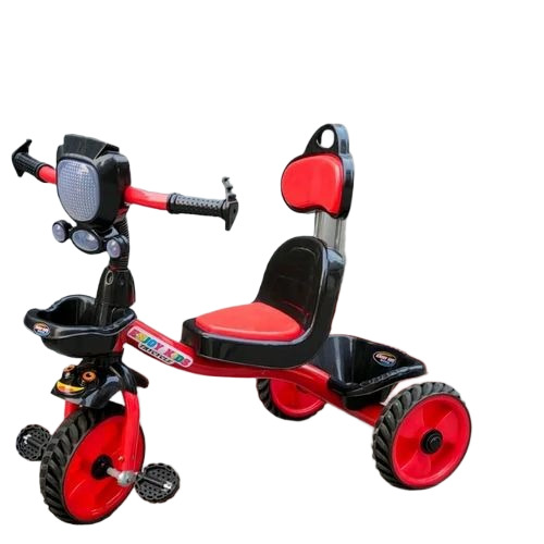 Fancy Kids Tricycle - Plastic, Multicolor | Hard Structure, For Ages 2-4 Years