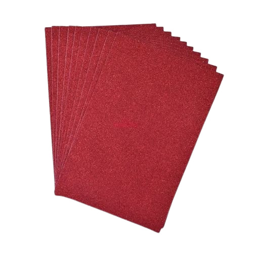 Red Glitter Foam Sheet - A4 Size, 2mm Thickness, Red Foam Glitter Paper, Eco Friendly, Crack Proof