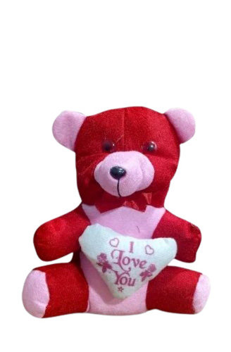 Red Teddy Bear - Cotton Blend Small Red, Poly Cotton Filling | Durable, Fine Finished, Eco-Friendly Plush Toy