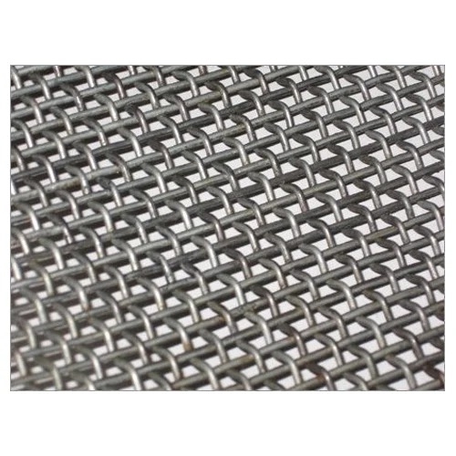 Spring Steel Wire Mesh - Steel, Silver, Rectangle, Plain Pattern | Durable, Fine Finished, Polished Surface