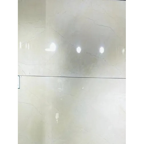 White Glossy Ceramic Floor Tile