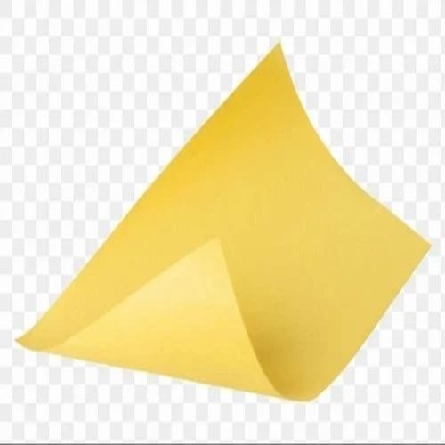 Yellow Chart Paper - Kraft Paper, A4, Yellow | Eco-Friendly, Pastel, Square Shape
