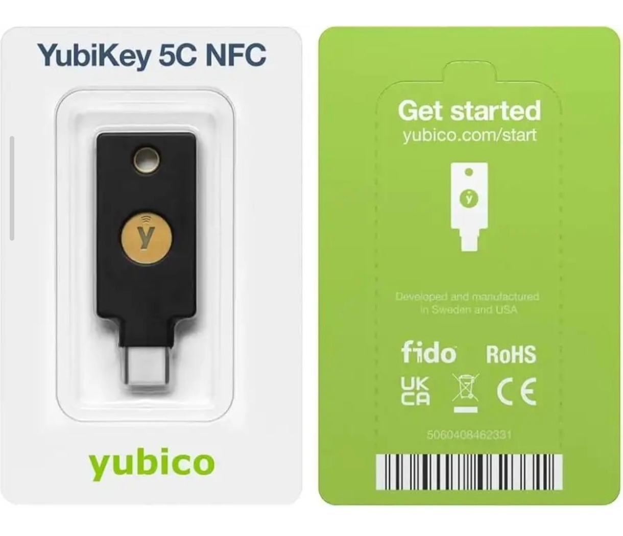 Yubikey 5C Nfc - Color: Black L