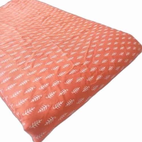 120GSM Orange Cotton Printed Fabric