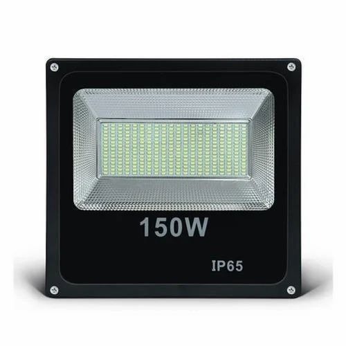 150 W Led Flood Light - Aluminium Body Black Pure White IP65 | Outdoor LED Lighting