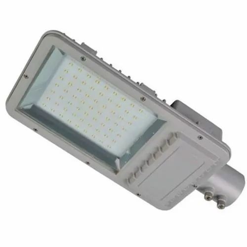 72 W Led Street Light - Aluminium, Standard Size, Gray, Cool White LED, 220 V, IP33, 50-60 Hz