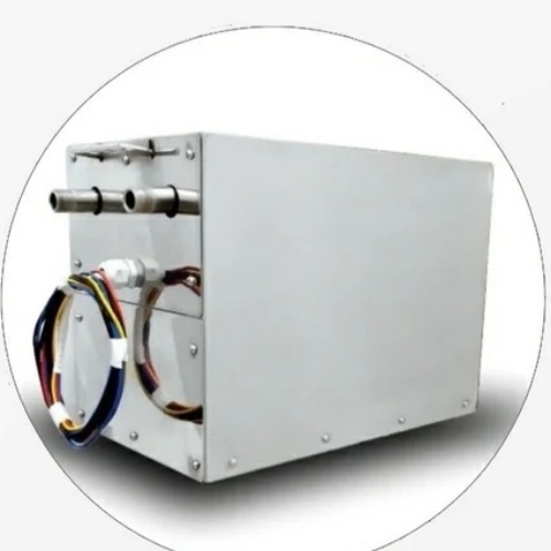9kW Steam Bath Generator - Stainless Steel, Steel Grey, 220V 50Hz | Automatic, Precise Digital Controls, Auto Water Refill, Quiet Operation